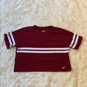 Hollister Striped Crop Top
